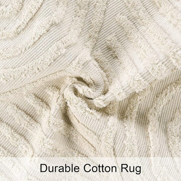 NEW Runner Rug 2x6, Beige Hallway Rug Runner Washable - Picture 4 of 7